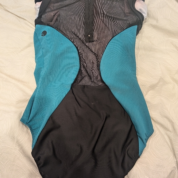 NWT Five The Label women’s L zip mesh back leotard - Picture 6 of 9